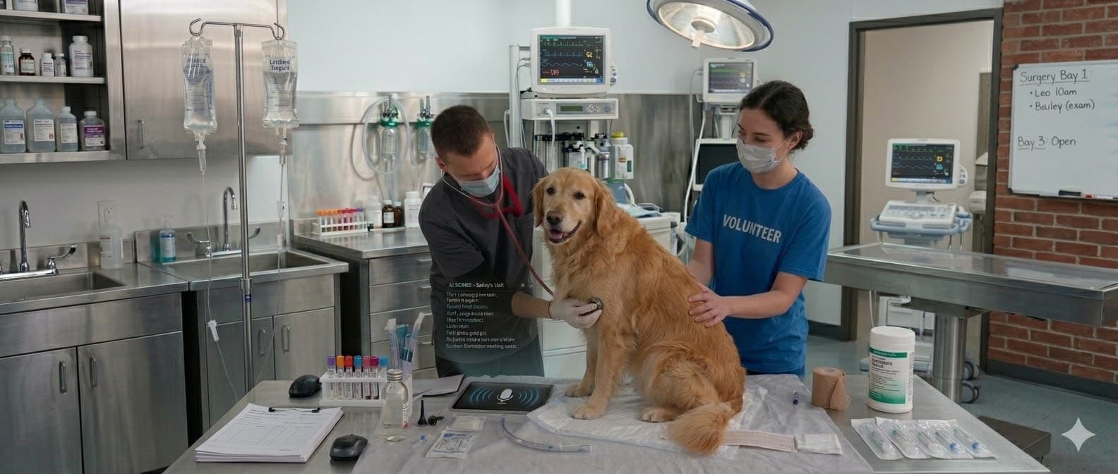 AI for Emergency Veterinary Clinics: Faster Workflow & Better Documentation
